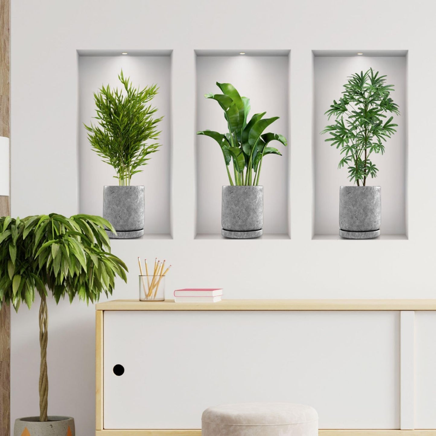3PCS REALISTIC WALL DECOR