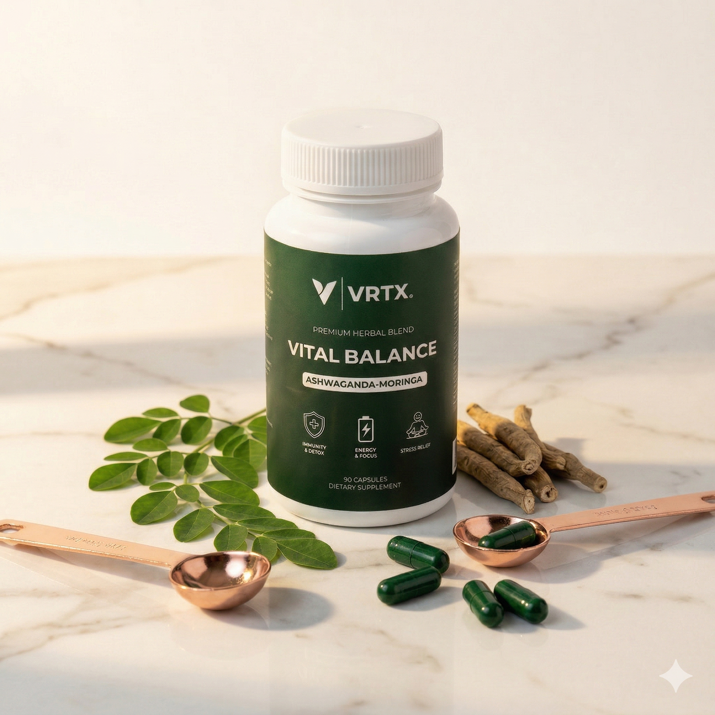 VRTX Vital Balance (Ashwagandha + Moringa)
