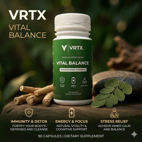 VRTX Vital Balance (Ashwagandha + Moringa)