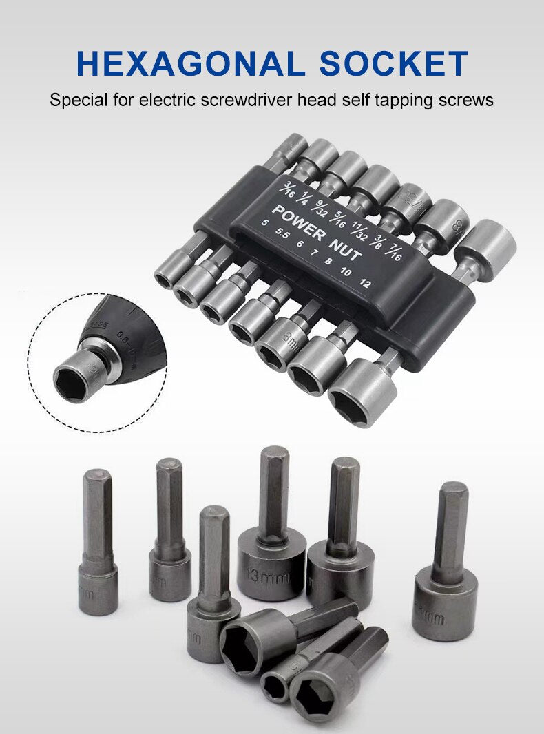 14-Piece Hex Socket Set
