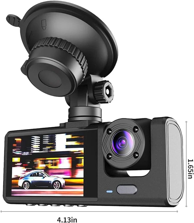 Three Cameras Dashcam