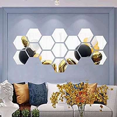 3D Mirrors Wall Decor