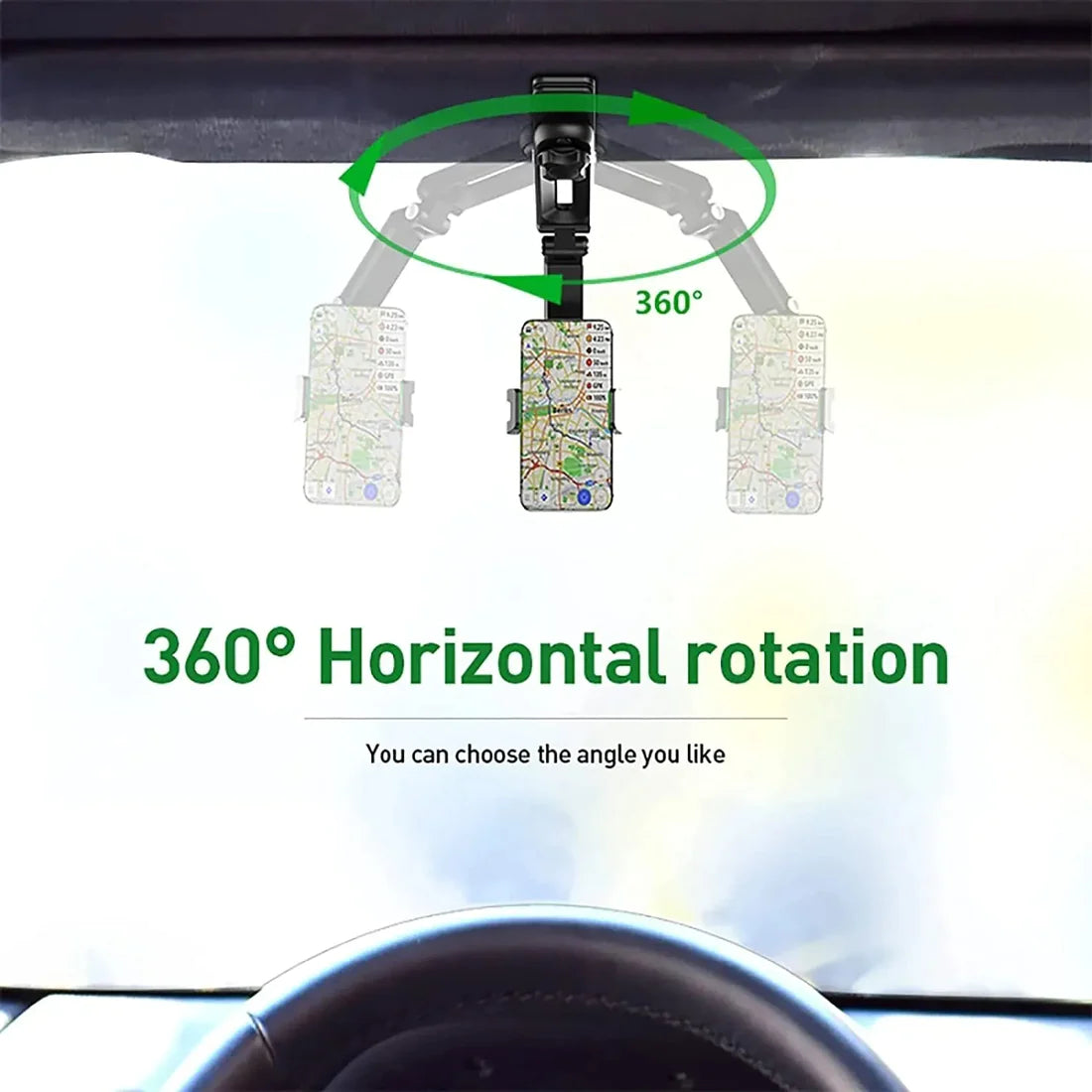 Multifunctional 360° Rotating Phone Holder