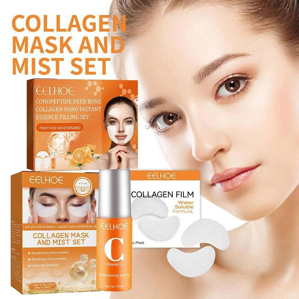 Collagen Film Mask & Mist Set (BUY ONE GET ON FREE)