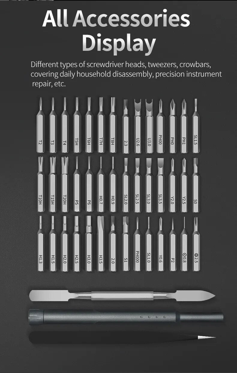 44 in 1 Precision Screwdriver Set